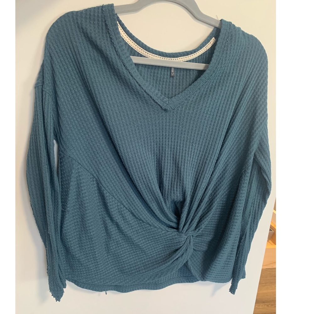 Thin blue/green sweater from Nordstrom rack